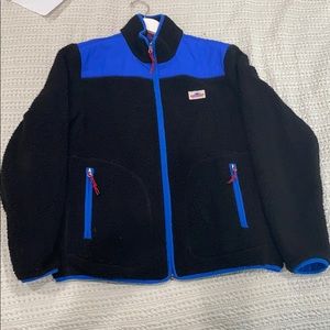 Black and Blue Penfield zip up fleece